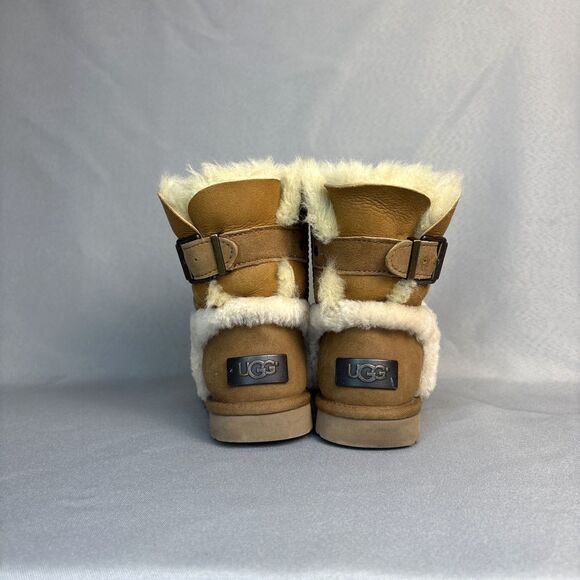 Womens Youth UGG Boots Sz 5 (fits 6) Chestnut Airehart VCHS #1008228 $180 - Picture 4 of 15